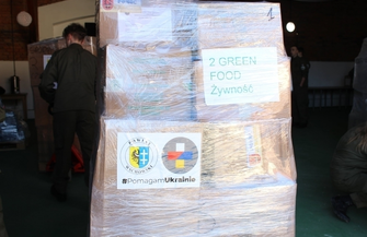 Z powiatowego magazynu darów dla Ukrainy