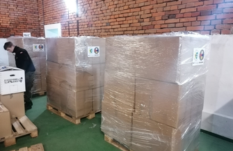 Z powiatowego magazynu darów dla Ukrainy