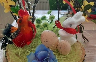 Warsztaty Wielkanocne w Bibliotece Publicznej Miasta i Gminy w Szlichtyngowej