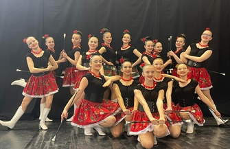 Znakomity występ mażoretek ze Wschowy na