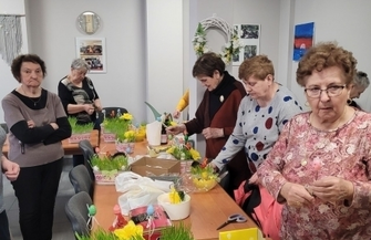 Warsztaty Wielkanocne w Klubie Senior ZDJĘCIA