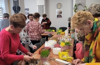 Warsztaty Wielkanocne w Klubie Senior ZDJĘCIA