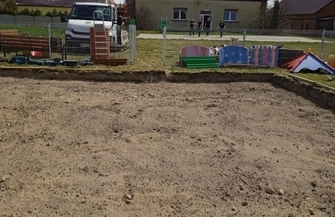 Trwają prace nad budową miejsc rekreacji w miejscowościach Małe Drzewce i Gola
