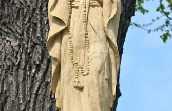 Nowa figura Matki Boskiej w Przybyszowie