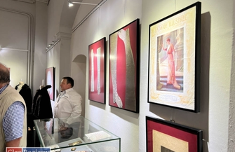 Wystawa otwarta - Secesja - cyna tkanina ceramika