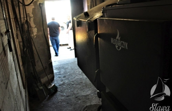 Nowy piec w OSP Sława