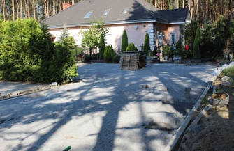 Postępują roboty budowlane na Osiedlu Leśnym w Górczynie ZDJĘCIA