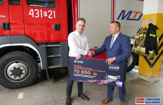 Fundacja KGHM Polska Miedź wsparła finansowo KP PSP we Wschowie.
