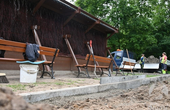 Teren wokół tężni zostanie utwardzony