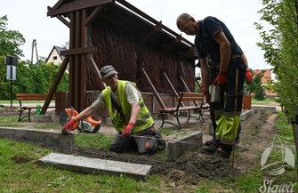 Teren wokół tężni zostanie utwardzony