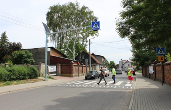 Zakończenie prac związanych z przebudową przejść dla pieszych ZDJĘCIA