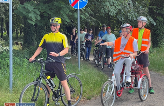 Rajd rowerowy w ramach projektu Od zależności ku samodzielności