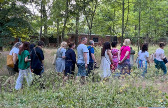 Zajrzeli do Lapidarium Rzeźby Nagrobnej.