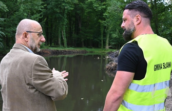 Wizytacja w sławskim parku ZDJĘCIA