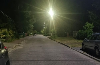 Lampy LED na terenie gminy Sława ZDJĘCIA