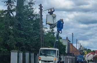 Lampy LED na terenie gminy Sława ZDJĘCIA