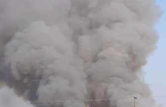 Pożar zboża na pniu w Konradowie ZDJĘCIA