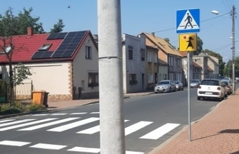 Nowe przejścia dla pieszych i próg zwalniający w Szlichtyngowej ZDJĘCIA