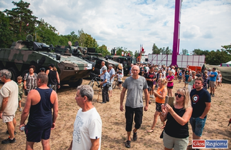 Piknik wojskowy w Sławie.