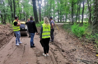 Sława Wizytacja w parku ZDJĘCIA