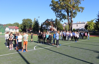 Zawody sportowe w I LO we Wschowie.