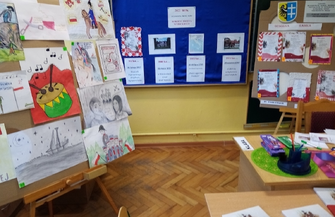 Uczniowie z Łysin Starego Strącza i Jędrzychowic