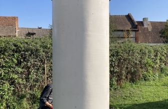 W Wyszanowie stanął słup ogłoszeniowy