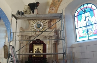 Konserwacja i restauracja w kościele św. Jadwigi Śląskiej w Goli