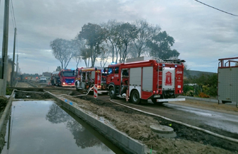 Pożar w Przyczynie Górnej. Paliłsięwarsztat samochodowy ZDJĘCIA
