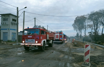 Pożar w Przyczynie Górnej. Paliłsięwarsztat samochodowy ZDJĘCIA