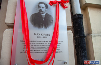 Odsłonięcie tablicy pamiątkowej Maxa Kirmisa we Wschowie VIDEO