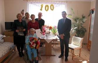 Jubileusz 100-lecia urodzin mieszkanki Gminy Szlichtyngowa
