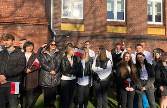 Obchody Święta Niepodległości w I. Zespole Szkół im. Stanisława Staszica we Wschowie