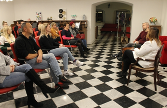 Przemysław Piotrowski we Wschowie.