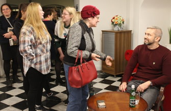 Przemysław Piotrowski we Wschowie.