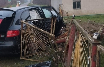 Wypadek w Dronikach.