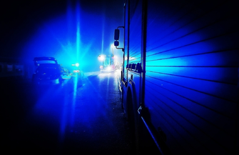 Wypadek na drodze Sława-Przybyszów.