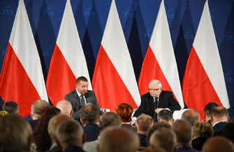 Jarosław Kaczyński w Nowej Soli.