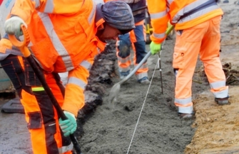 Nowe chodniki oświetlenie i ciąg rowerowy