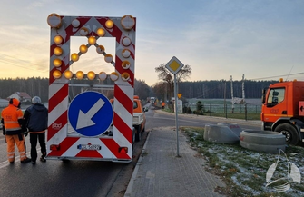 Uwaga Utrudnienia w ruchu na trasie Stare Strącze - Krzepielów FOTO