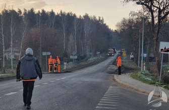 Uwaga Utrudnienia w ruchu na trasie Stare Strącze - Krzepielów FOTO