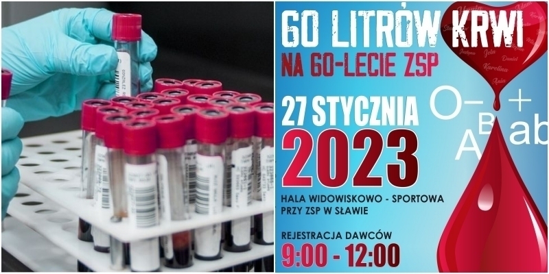 Bezcenna krew na 60-lecie ZSP w Sławie