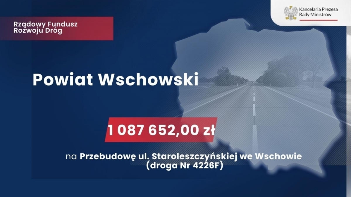 Powiat Wschowski przebuduje ul. Staroleszczyńską we Wschowie