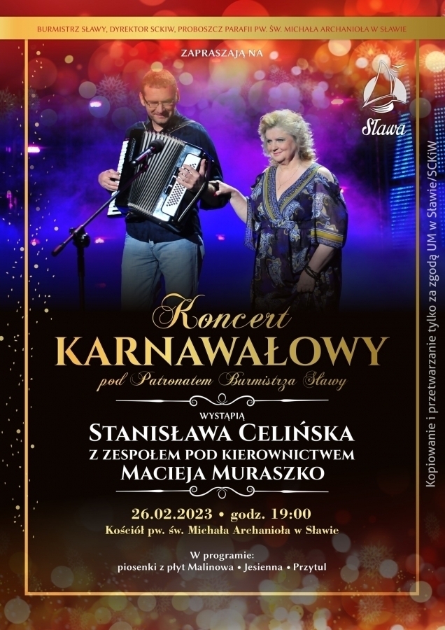 Karnawałowy koncert w Sławie