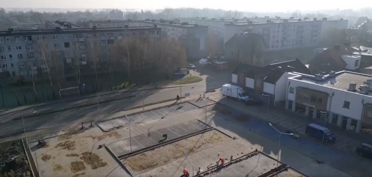 Wschowa Parking przy ul. Wolsztyńskiej prawie gotowy VIDEO