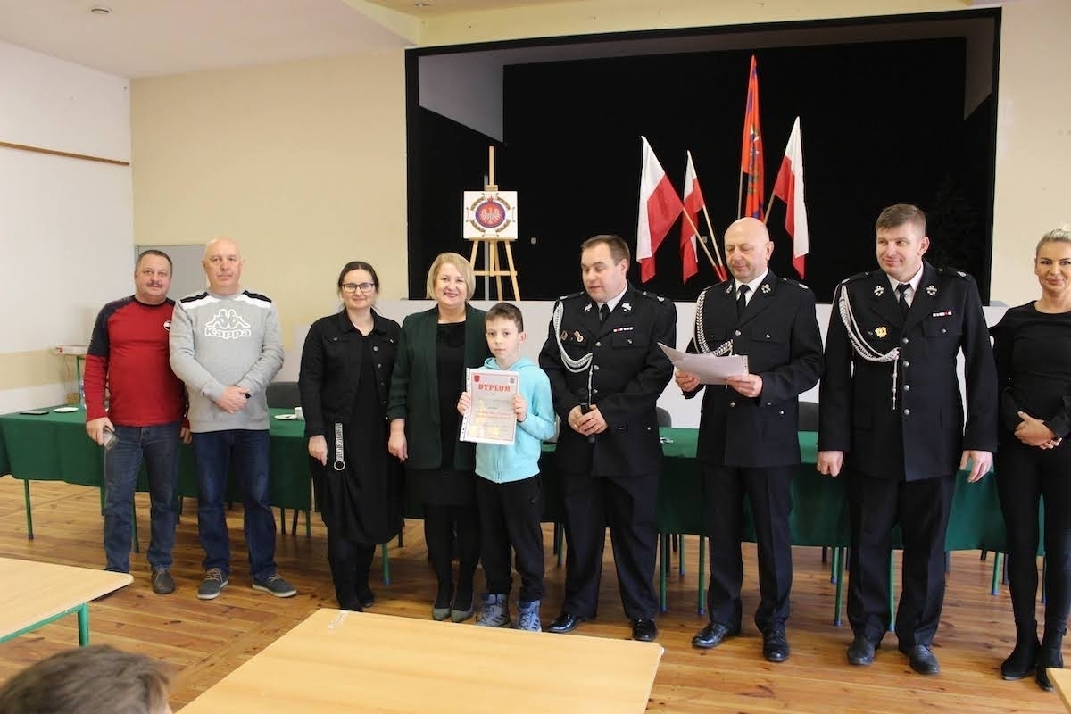 Uczniowie wzięli udział w Gminnym Turnieju Wiedzy Pożarniczej FOTO