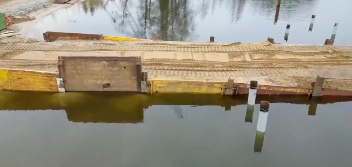W Lginiu trwa najważniejszy etap budowy pomostów FOTO