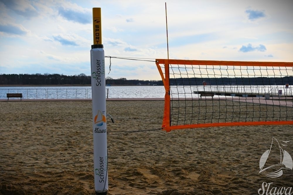Sława Na nowej plaży powstało boisko do siatkówki FOTO