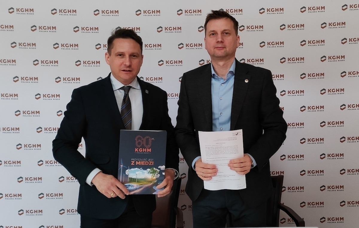 Staże praktyki i konferencje - KGHM podpisuje porozumienie z I ZS we Wschowie