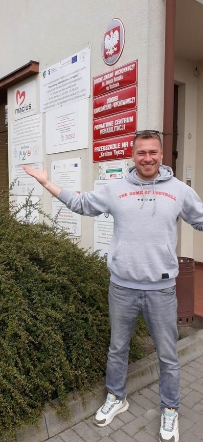 Grzegorz Gabor Jędrzejewski w Specjalnym Ośrodku Szkolno-Wychowawczym we Wschowie